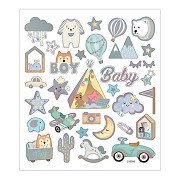 Stickers Baby Boy, 1 Sheet
