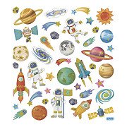 Space Travel Stickers, 1 Sheet
