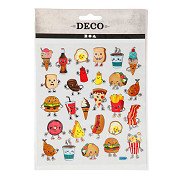 Stickers Fast Food, 1 Sheet