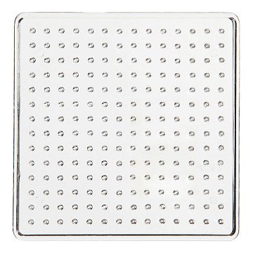 Iron-on bead board Clear 7x7cm, 1 pc.