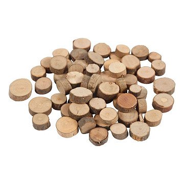 Wooden Disc 10-50 mm, 25 grams