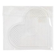 Ironing Bead Board Heart Clear