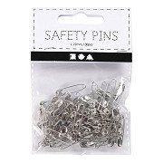 Safety pins Silver, 100 pcs.