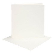 Cards and Envelopes Off-white, 4 pcs.