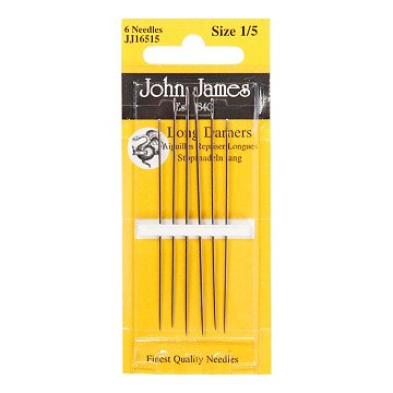 Darning needles Silver 1-5, 6 pcs.