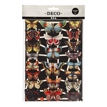 Vintage Pictures Butterflies, 2 Sheets