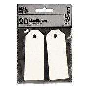 Manila-Etiketten Off-White, 20 Stk.