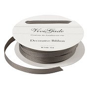 Decoration Ribbon Gray, 15m