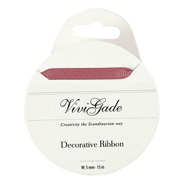 Dekoband Rosa, 15m