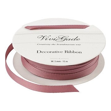 Decoration Ribbon Pink, 15m