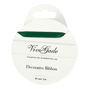 Decoration Ribbon Green, 15m