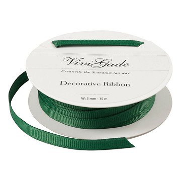 Decoratie Lint Groen, 15m