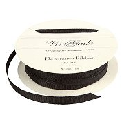 Decoration Ribbon Black, 15m