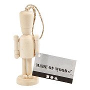 Wooden Figure with Hanging Cord