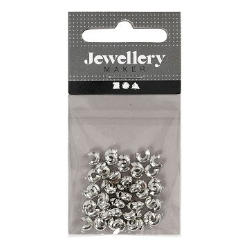 Metal Cover Silver Plated, 50 pcs.