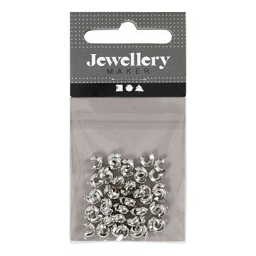 Metal Cover Silver Plated, 50 pcs.