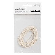 Wick for Baptized (dia. 22-30 mm) and Cast Candles (dia. 60-80 mm), 3m