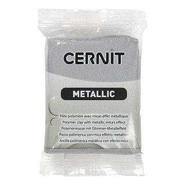 Cernit Modeling Clay Silver, 56 grams