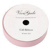 Gift ribbon Matte Light Red, 25m