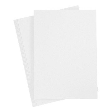 Colored Cardboard White A4 210-220g, 10 Sheets