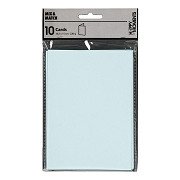 Karten Hellblau 10,5x15cm, 10 Stk.