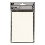 Karten Off-white 10,5x15cm, 10 Stk.