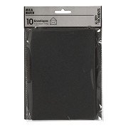 Envelope Black, 11.5x15cm, 10 pcs.