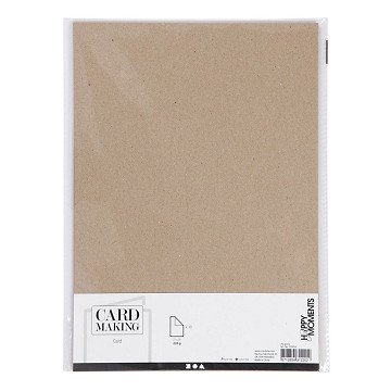 Cardboard Natural A4 220g, 10 pcs.