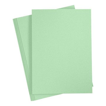 Cardboard Light Green A4 220g, 10 pcs.