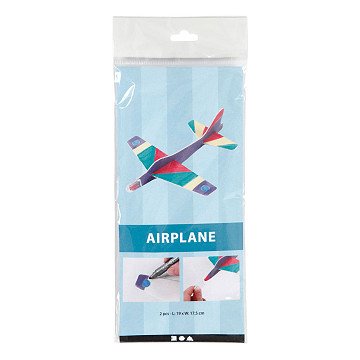 Foam Airplane Making, 2pcs.