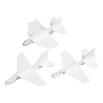 Flugzeugbau aus Schaumstoff, 3-tlg.