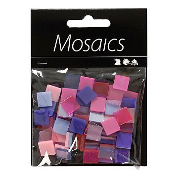 Mini-Mosaik Lila 10x10mm, 25 Gramm