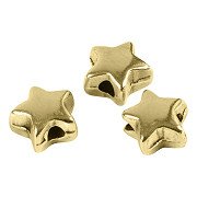 Spacer Beads Gold Plated, 3pcs.