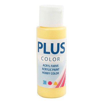 Plus Color Acrylfarbe Primerose Gelb, 60ml