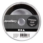 Polyester Cord Black, 50m