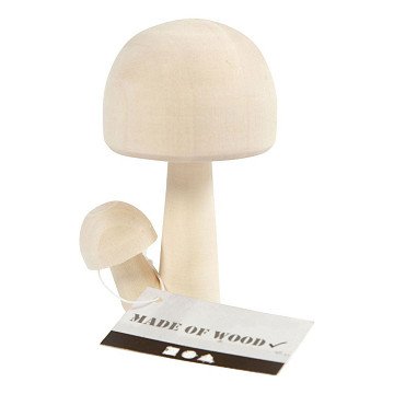 Combined Wooden Mushrooms