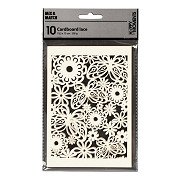 Patterned cardboard Off-white, 10 pcs.