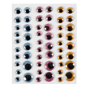 Googly Eyes Color, 54pcs.