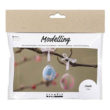 Mini Hobby Set Modeling Marbled Eggs