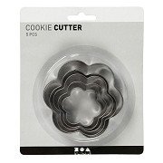 Flower cookie cutters, 5 pcs.