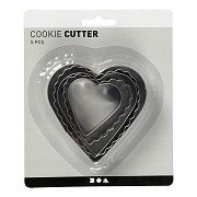 Heart Cookie Cutters, 5 pcs.