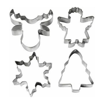 Weihnachts-Ausstechformen, 4-tlg.