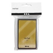 Stamp ink gold, 9x6cm