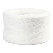 Papierbastgarn Weiß, 100m