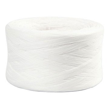 Papier Raffia Garen Wit, 100m