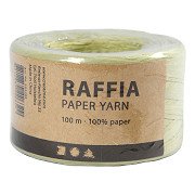 Paper Raffia Yarn Light Green, 100m