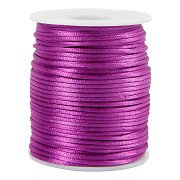 Satinkordel lila, 50m