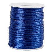 Satin cord Dark blue, 50m