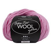 Wool yarn Light pink, 50m