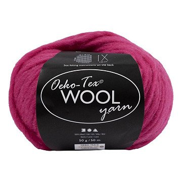 Wollgarn Pink, 50m